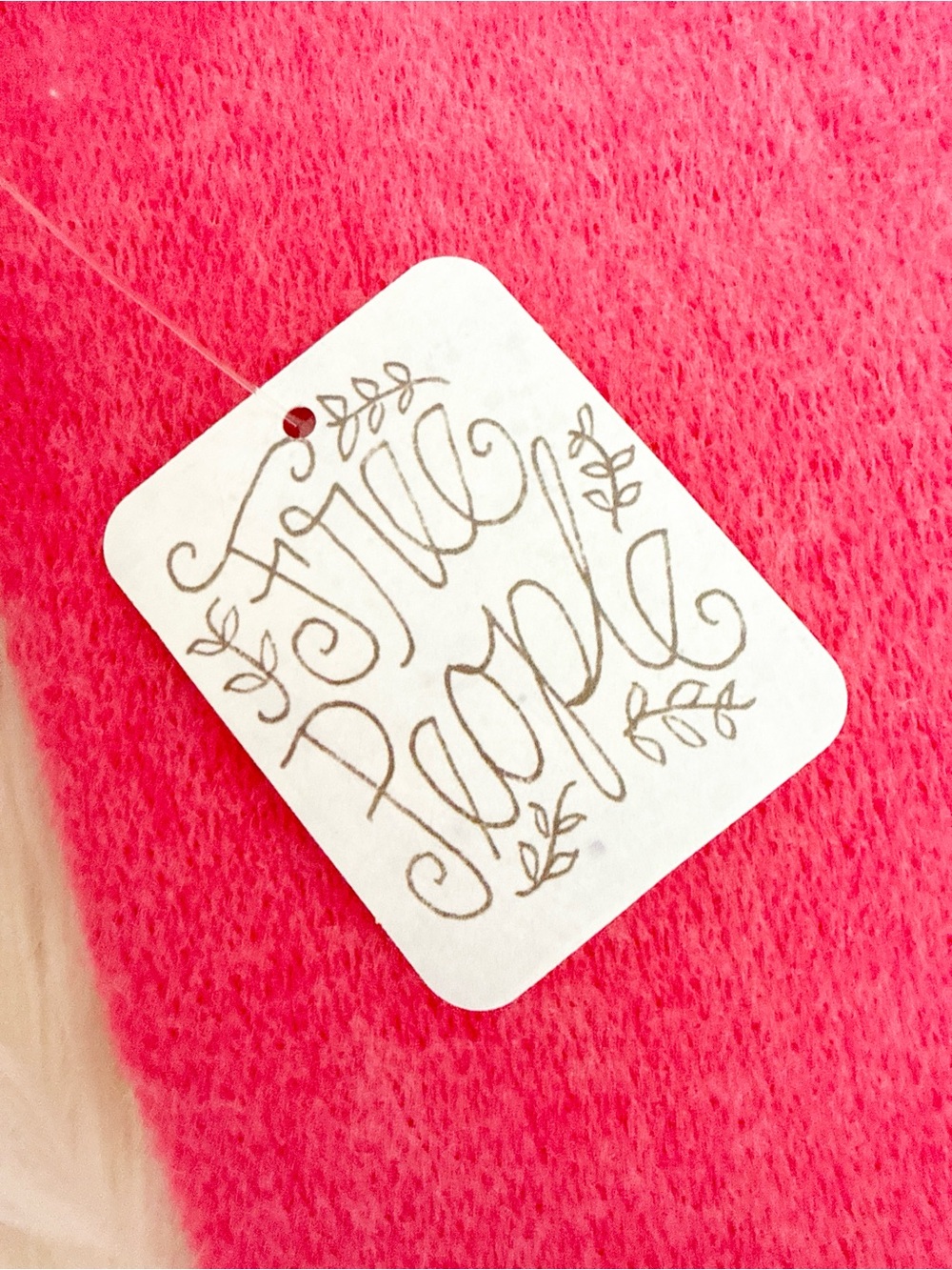 NWT Free people  Pink Fringe Scarf - Picture 2 of 3